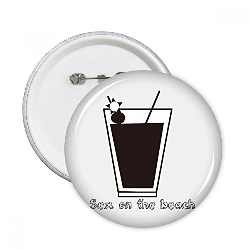Pins cocktail plage cadeau original et amusant sous forme de grand badge