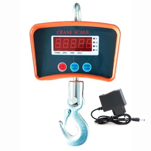 Balança Digital Suspensa Precisão 1000kg Tonelada Gancho