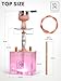 Rose Gold Hookah Set with Everything – Hookah Set 2 Hose with LED Base, Easy Setup, and Large Cloud Performance Hookah Machine - Premium Shisha 2 Hose for Home & Parties