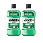 Listerine Freshburst Antiseptic Mouthwash with Germ-Killing Oral Care Formula to Fight Bad Breath, Plaque and Gingivitis, 500 mL (Pack of 2)