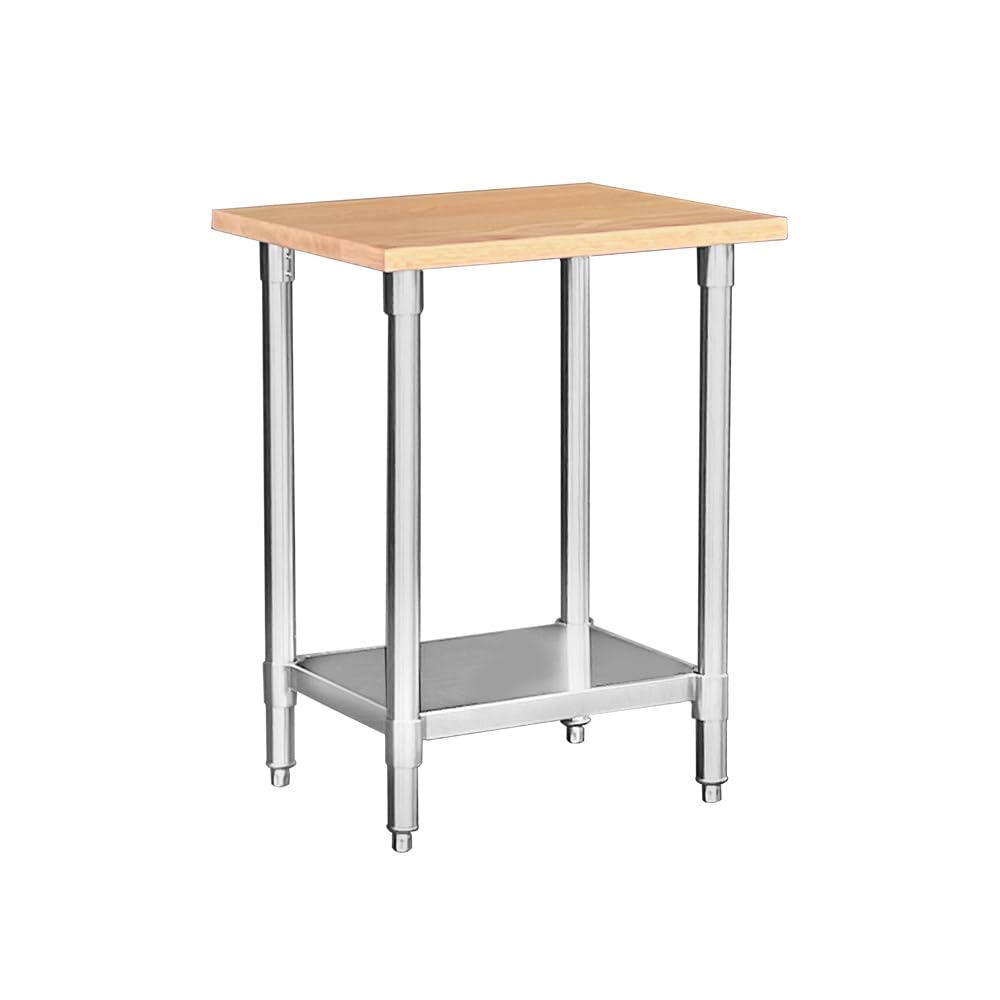 Amazon.co.jp: 木製 作業台 オーク材 600×450×800 ワークテーブル 作業  