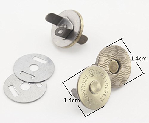 Bolso magnético de 14 mm con broche magnético