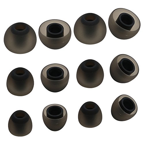 ALXCD Ear Tip for Jaybird X3 Earphone, SML 3 Sizes 6 Pair Soft Silicone Replacement Earbud Tips, Fit for Jaybird Bluebud X3 Earphone [6 Pair/4.5mm]
