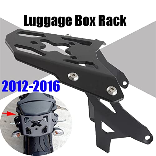 Porte-bagages arrière pour Kawasaki Ninja 650 ER6N ER6F support de boîte de moto noir robust