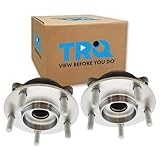 TRQ Front Left and Right Wheel Bearing and Hub Assembly Set 2 Piece Compatible with 2014-2019 Mazda 6 2013-2022 CX-5