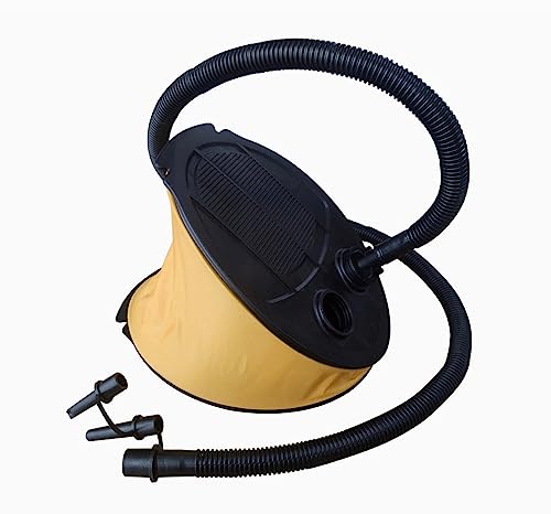 AVKARA Portable Foot Pump | Easy Inflate & Deflate | Inflator for Inflatable Lounger, Float, Beach Ball, Tube and Air Mattress Bed