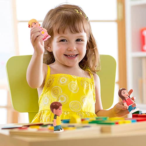 Beverly Hills Doll Collection Sweet Li'l Folks Set Of 20 Community And Family Dollhouse Figures Soft Vinyl Play Figures People For All Ages #TOP6