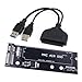 CY USB 3.0 zu SATA 22Pin & 12+6Pin SSD PCB Disk Drive Kabel Adapter kompatibel mit 2010 2011 MAC Air A1369 A1370 SSD