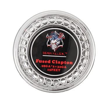 Ubersweet® Atomizer DIY Wire Clapton Tiger Quad Twisted Alien Fuse for RDA Tank -#6 Fused Clapton Wire