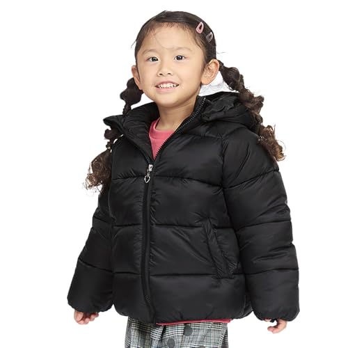 [GrinLab] [�O�������{] �L�b�Y ���ȃW���P�b�g �t�[�h���O���\ �n�[�g�`���[�� �A�E�^�[ �������H �􂦂� ���킽 �q���� ���̎q �x�r�[ �W���j�A �A�E�g�h�A �|�P�b�g�t �_�E�� �h�� [ 90-160cm ] �u���b�N 90cm