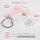 Stitchy Quick Clothing Fixer, Wefaly Stitch Gun Schnelles Fixiergerät für Kleidung Mini-Stichsäumpistole Etikettierpistole mit 5 Nadeln 1000 Plastiknadel für Rock Hemd Jeans (Rosa)