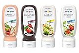 body set 98 Balsamico - 320 ml Body Attack Sports Nutrition, Salatdressing Paket (4 Sorten á 320 ml)
