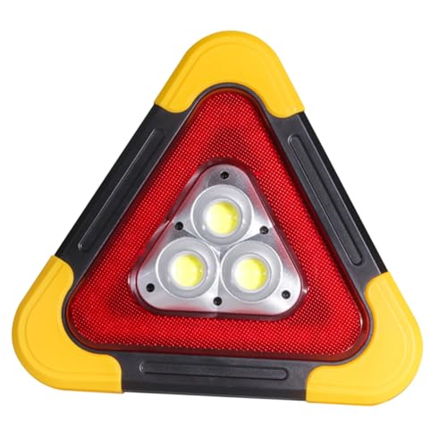 Triangle lumineux avertissement LED puissant à haute réflectivité pour l'assistance