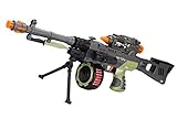 LilPals 28 Inch Rapid Fire Commando Recon II Toy Machine Gun – With Dazzling Light, Amazing Sound & Unique Action