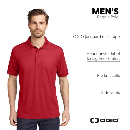 OGIO Unisex Caliber 2.0 Polo | Moisture Wicking Polo Shirt for Men & Women, Collared Shirt for Work, Summer & Golf3