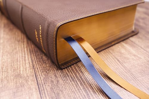 NIV Study Bible Calfskin Brown