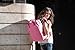 reisenthel allday backpack M - vielseitiger Rucksack für Alltag, Reisen, Einkaufen oder Arbeit - wasserabweisend, Handgepäck zugelassen, Couleur:twist pink