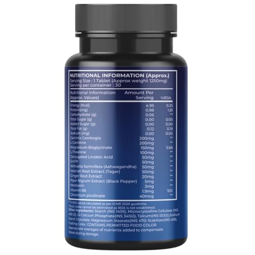 Image of Outsup Night Burn Keto | Fat Burner During Sleep | Reduce Stress & Improve Sleep with Garcinia Cambogia, L-Carnitine & Melatonin | Weight Loss Products for Women and Men | 30 Tablets (Pack of 1)