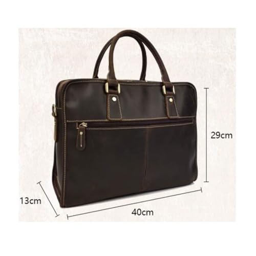 Genuine Leather Luggage Briefcases Laptop Bags Mens Handbags Carrying Cases Messenger Shoulder Bags4
