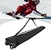 Pegciuho Snowboard Bag Ski Bag with Wheels Adjustable Strap Double Rollers Carrier Ski Gear