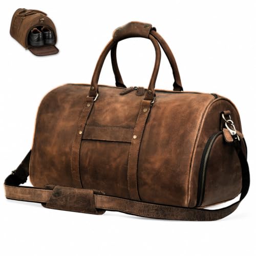 Muskie Buffalo Leather Bag