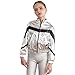Lorilida Kids Girls Shiny Metallic Bomber Jacket for Hip Hop Jazz Disco Party Dancing Performance Show Silver 8 Years
