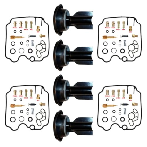 Kit Carburateur YZF750R pour entretien moteur inline-4 750cc avec gicleurs laiton et flotteur