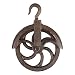 Produktbild Esschert Design Flaschenzugrolle aus Gusseisen, 14,1 x 4,5 x 18,2 cm, sehr stabil