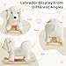 Baby Rocking Horse,Labrador Wooden Rocking Horse for Toddlers 1 Year Old Cute Dog Stuffed Plush Ride-on Toy Rocking Animal for Baby Boys and Girls Nursery/Child Christmas or Birthday Gift