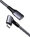 Produktbild Stouchi USB C Verlängerungskabel 90 Grad Winkelstecker USB Typ C Ladekabel Schnellladekabel 3.3ft/1m kompatibel mit MacBook Air/Pro, iPad Pro, Nintendo Switch, USB-C Hub, Samsung A51/A20e/S10/A40 usw.
