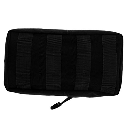 gazechimp Nova Bolsa Militar Tática Molle Magazine Bolsa Médica Cintura Primeiros Socorros - Preto