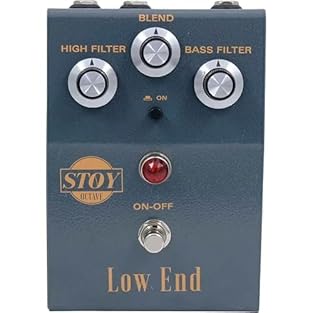 Analogue octave pedal from the Danish STOY Monophonic Solid metal cabinet Soft click footswitch Requires DC9V/50mA power supply - not included