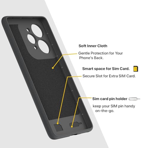Image of Shockproof Case for Realme 15 5G / 15 Pro 5G | Full Camera Protection | TPU Flexible Back Cover for Realme 15 5G / 15 Pro 5G (Graphite Grey)