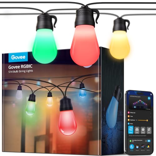 Govee RGBIC Outdoor String Lights with App Control