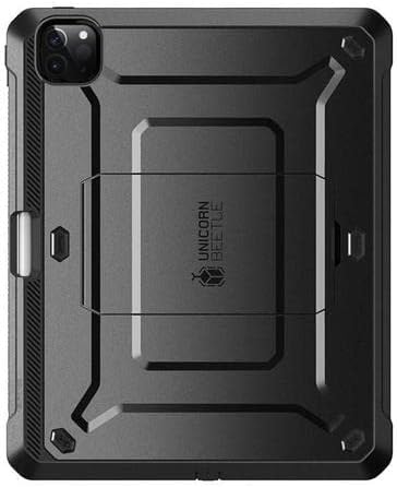 SUPCASE UB Pro Series Case for iPad Pro 11 2020, Support Apple Pencil Charging with Built-in Screen Protector Full-Body Rugged Kickstand Protective Case for iPad Pro 11 inch 2020 Release (Black)
