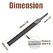 KH866 Flat Medium Cut File 6 Inch Double Cut Teeth High Carbon Steel Hand File Hardened Without Handle Chainsaw Rakers Depth Gauge Ideal for Wood Metal Plastic 10 Pack Professional