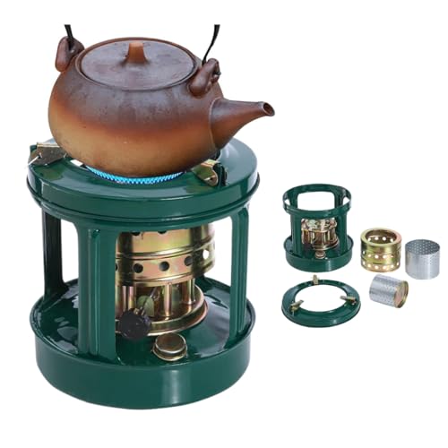 Capacità 700 ml 8 Wicks Kerosene Diesell Forno da campeggio – Campers Bruciatore | Campeggio Picnick – Forno bruciatore | Concentrato termico portatile isolato per riscaldamento interno esterno