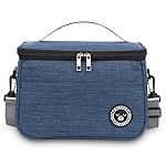 BALIGO Bolsa Termica Porta Alimentos 6.4L, Bolsa C...: [ 1. Interior ] : gracias a la avanzada película de aluminio de copos de nieve y la tecnología de laminación de doble capa, el Bolsa Termica tiene mejores efectos de aislamiento térmico y aislamiento en frío. [ 2. Capa intermedia ] : la esponja de ai...