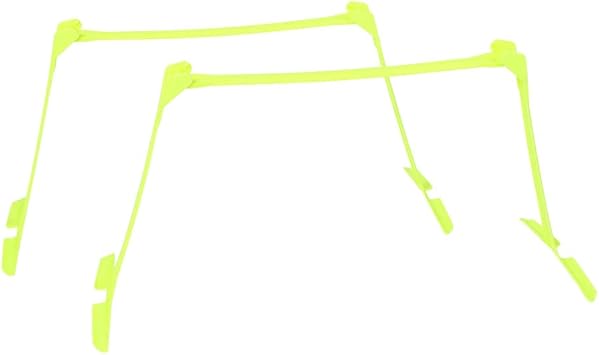 Akozon Speed Training Hurdles, 2pcs Football Soccer Aids Adjustable Multipurpose portable hurdle for Yellow Hurdle Set 2pcs