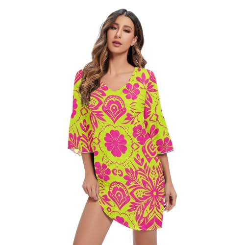 Robe trapèze en mousseline fluide : la solution anti-transpiration pour rester chic