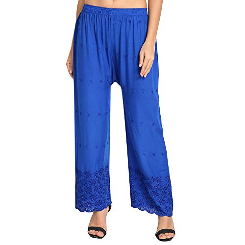 Image of Women's Rayon Half Chicken Palazzo