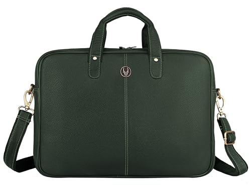 Image of WildHorn Leather Laptop Messenger Bag for Laptop /MacBook up to 15 inch| Padded Laptop Compartment |Office Bag I 365 Days Warranty
