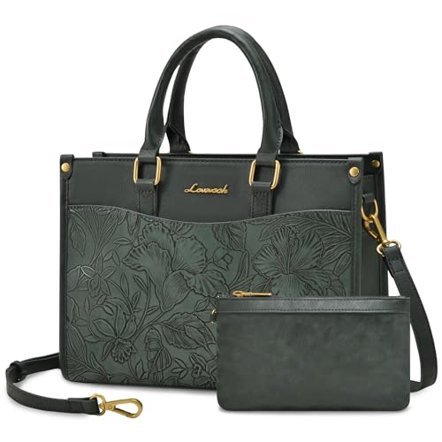 Image of LOVEVOOK Purses for Women Purses and Handbags Tote Bag for Women Trendy Top Handle Satchel Crossbody Bag with Matching Clutch