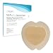MedVanceTM Silicone - Bordered Silicone Adhesive Foam Dressing Sacral, Size 9"x9" (6.1"x6.6" Pad), Box of 5 dressings