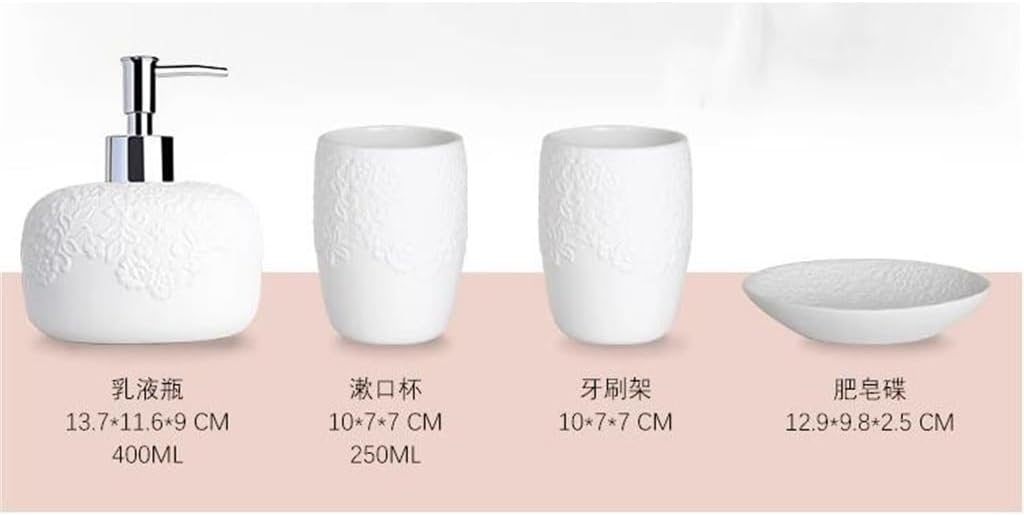 Bathroom Cup Set Hotel Toiletries Set Bathroom Ceramic Household Wash