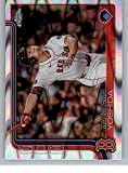 Baseball Trading Card 2025 topps Chrome RayWave Refractor #141 Masataka Yoshida NM Near Mint Red Sox