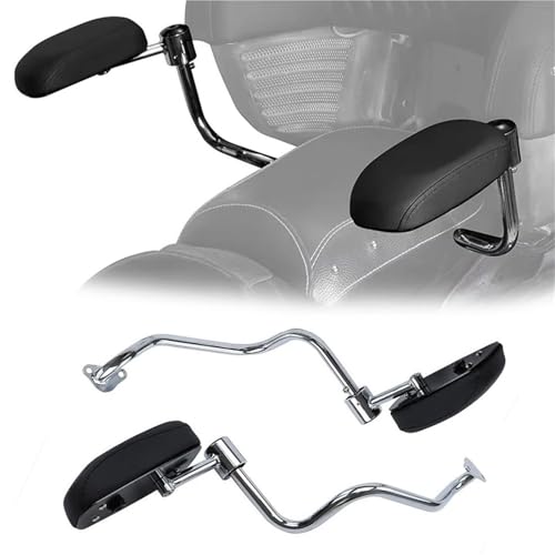 GQUIKGW Barra de Apoyo Apoyabrazos para Baúl De Pasajeros De Motocicleta Caja De Apoyabrazos para Asiento Trasero para Indian para Pursuit para Limited para Premium 2024