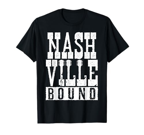 Nashville Bound T-Shirt - Tennessee Country Music Shirt Gift T-Shirt