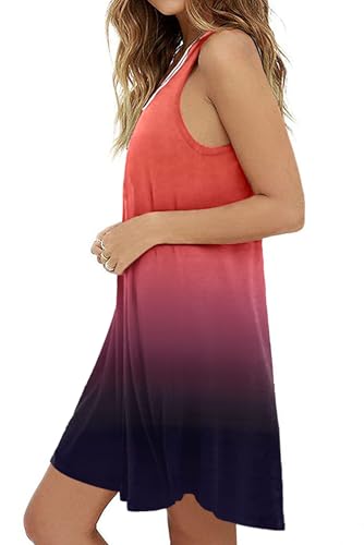 Image of MOLERANI Women's Casual Summer Swing Simple Loose T-Shirt Tank Dress