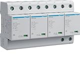 Nennspannung AC=400 V Hager Überspannungsableiter SPN801 4P steck. 100kA Kombi-Ableiter für Energietechnik 3250615660923